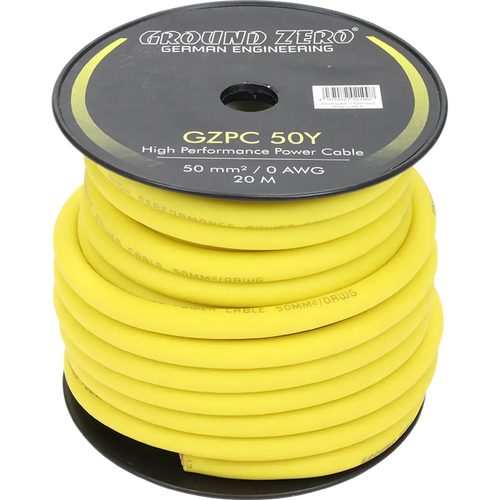 Ground Zero-GZPC 50B/GZPC 50Y Meterware-50mm² Stromkabel-masori-kaufen
