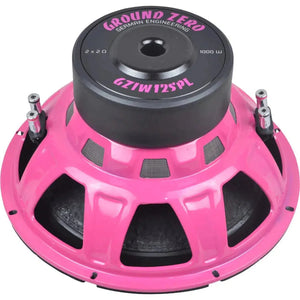 Ground Zero-Iridium GZIW 12SPL PINK-12" (30cm) Subwoofer-masori-kaufen