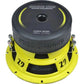 Il Ground Zero Radioactive GZRW 8XSPL è un subwoofer da 8 giallo-nero con design SPL, terminali posteriori in metallo e potenza di 1000W a 2 x 2 Ohm.
