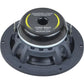 Un altavoz negro Ground Zero Radioactive SQ GZRM 80SQ de 3 para car audio con marco metálico visible, terminales y etiquetas RADIOACTIVE y German Engineering.