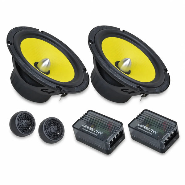 Ground Zero Titanium GZTC 165.2X 6.5 inch speaker set