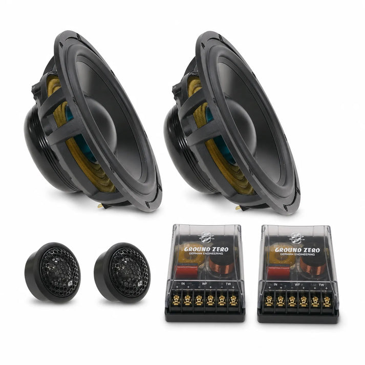 Ground Zero-Uranium GZUC 165.2SQ-ACT-6.5" (16,5cm) Lautsprecherset-masori-kaufen