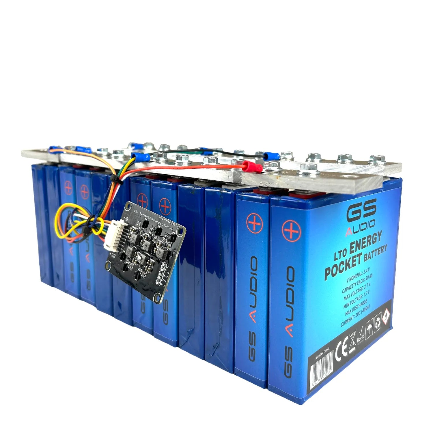 GS Audio-12 Zellen LTO prismatisch Batteriepack 40Ah-Lithium - LTO-masori-kaufen