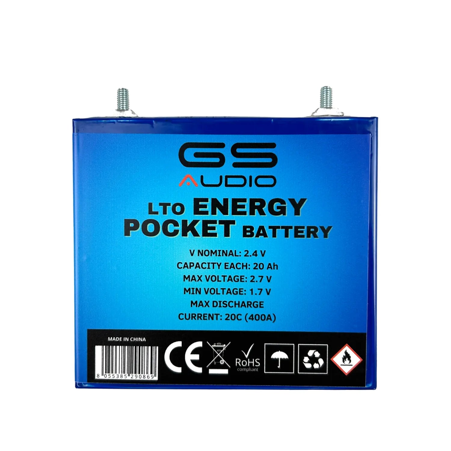 GS Audio-12 Zellen LTO prismatisch Batteriepack 40Ah-Lithium - LTO-masori-kaufen