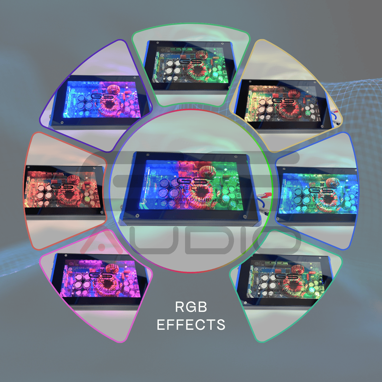 GS Audio-Crystal Series GS-2300.1 LED-1-Kanal Verstärker-masori-kaufen