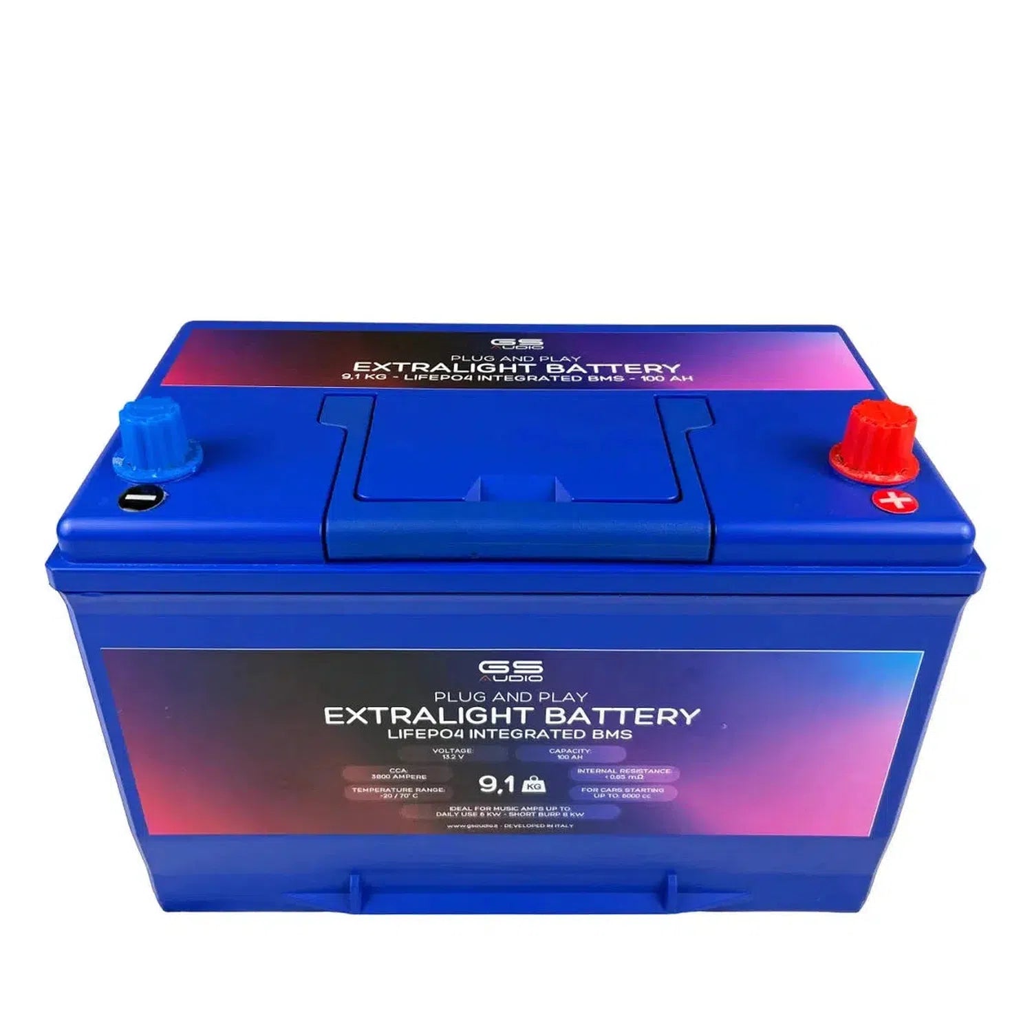 GS Audio-LifePo4 13,2V Extra light 100Ah - LiFePO4-Lithium - LiFePO4-masori-kaufen