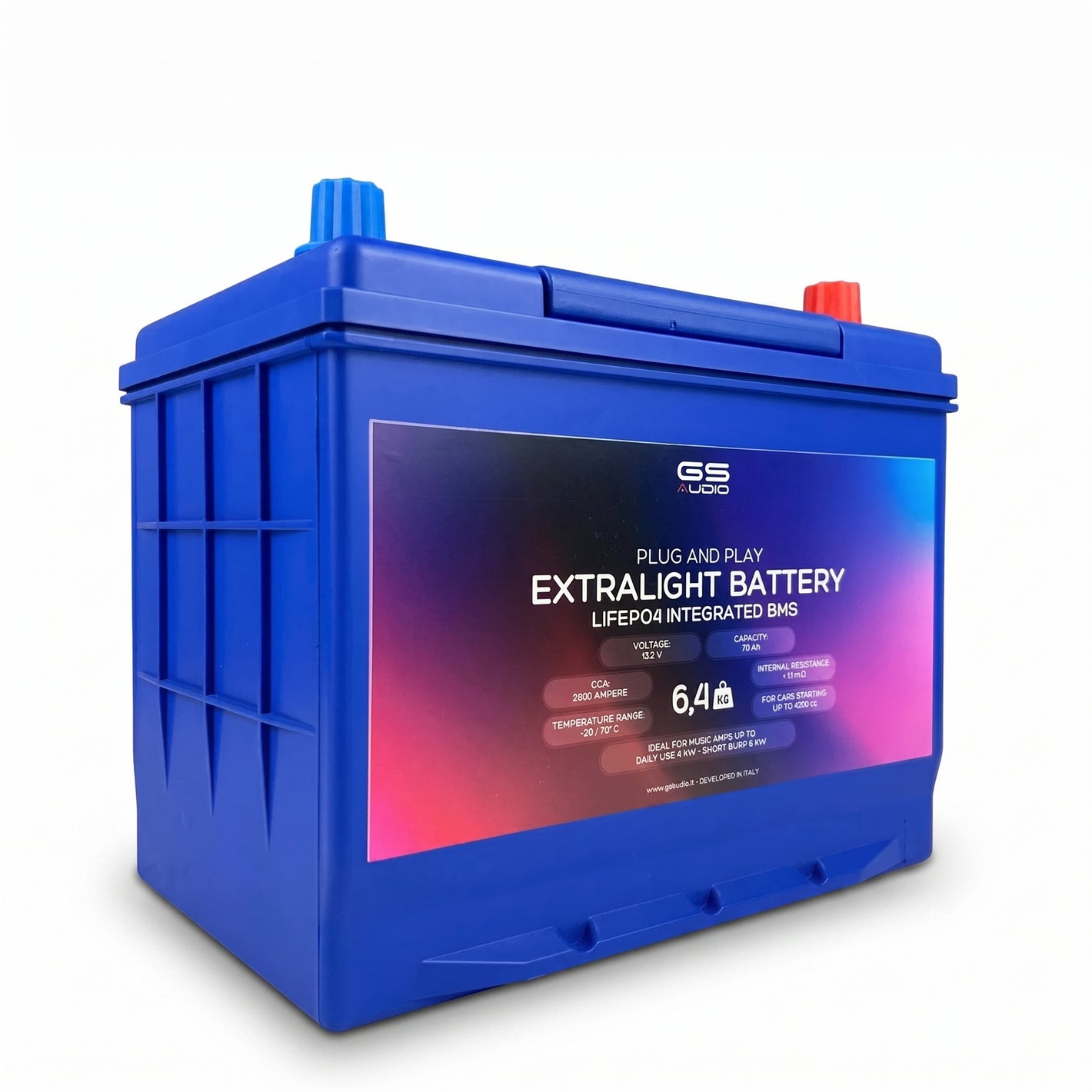 GS Audio-LifePo4 13,2V Extra light 70Ah - LiFePO4-Lithium - LiFePO4-masori-kaufen