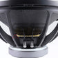 Close-up of the GS Audio PRO 18F4-2500W subwoofer rear, showing metal frame, wiring terminals, and robust connectors for high-end PA installations.