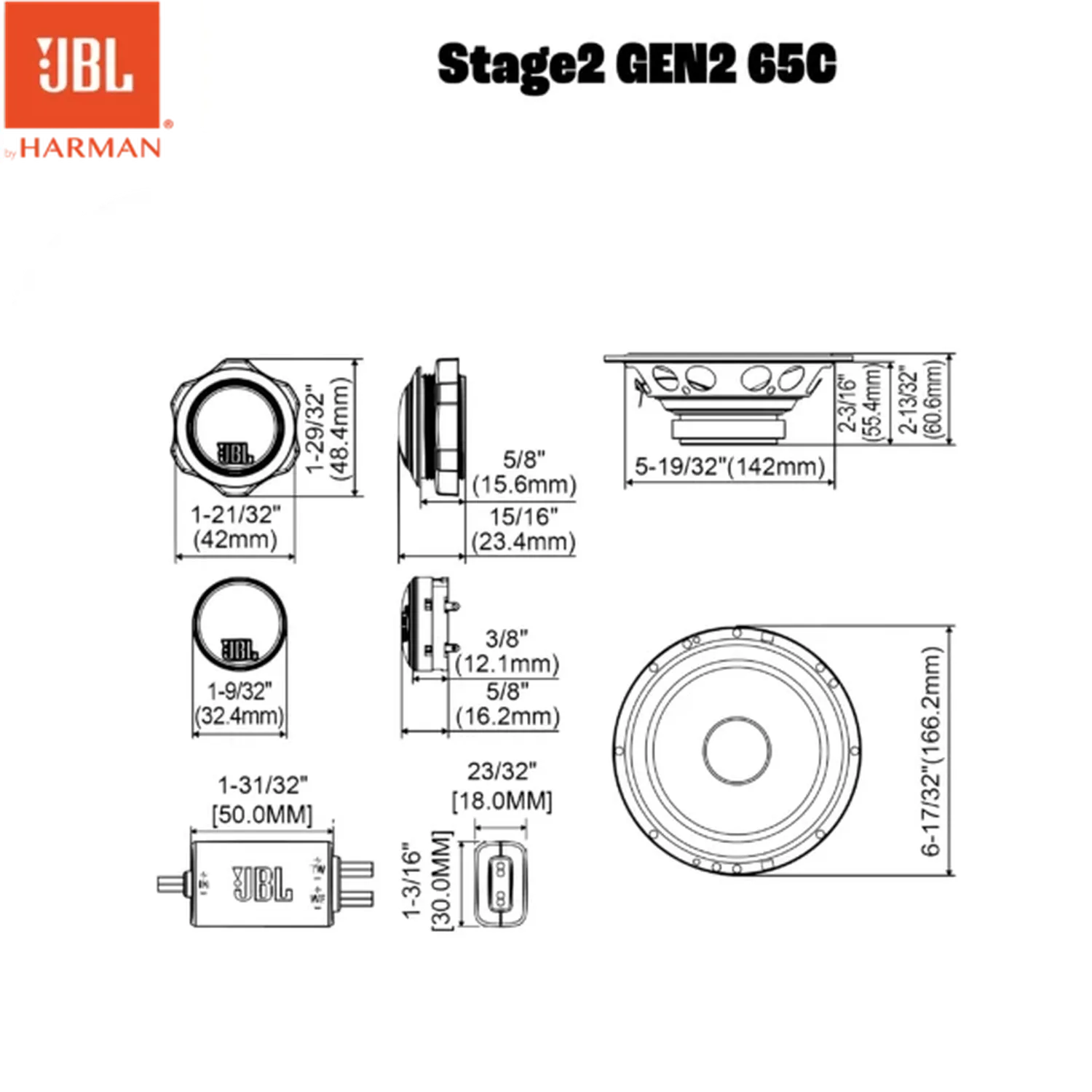 JBL-STAGE2 65C-6.5" (16,5cm) Lautsprecherset-masori-kaufen
