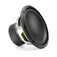 The JL Audio 10W3V3-2 subwoofer features a black and silver design with a round cone and sturdy frame, viewed at an angle on a white background.