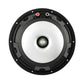 A close-up of a JL Audio 10W6V3-D4 10-inch subwoofer 600W RMS with connectors and mounting holes, shown against a white background.