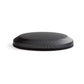 JL Audio SGRU-8 è un cuscino nero, rotondo e strutturato con una leggera cupola, simile a una griglia per diffusori, visualizzata su uno sfondo bianco.