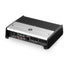 El JL Audio XD500/3V2 es un amplificador de 3 canales negro y plateado con tecnología NexD, múltiples puertos de entrada/salida, interruptores y terminales en un lateral.