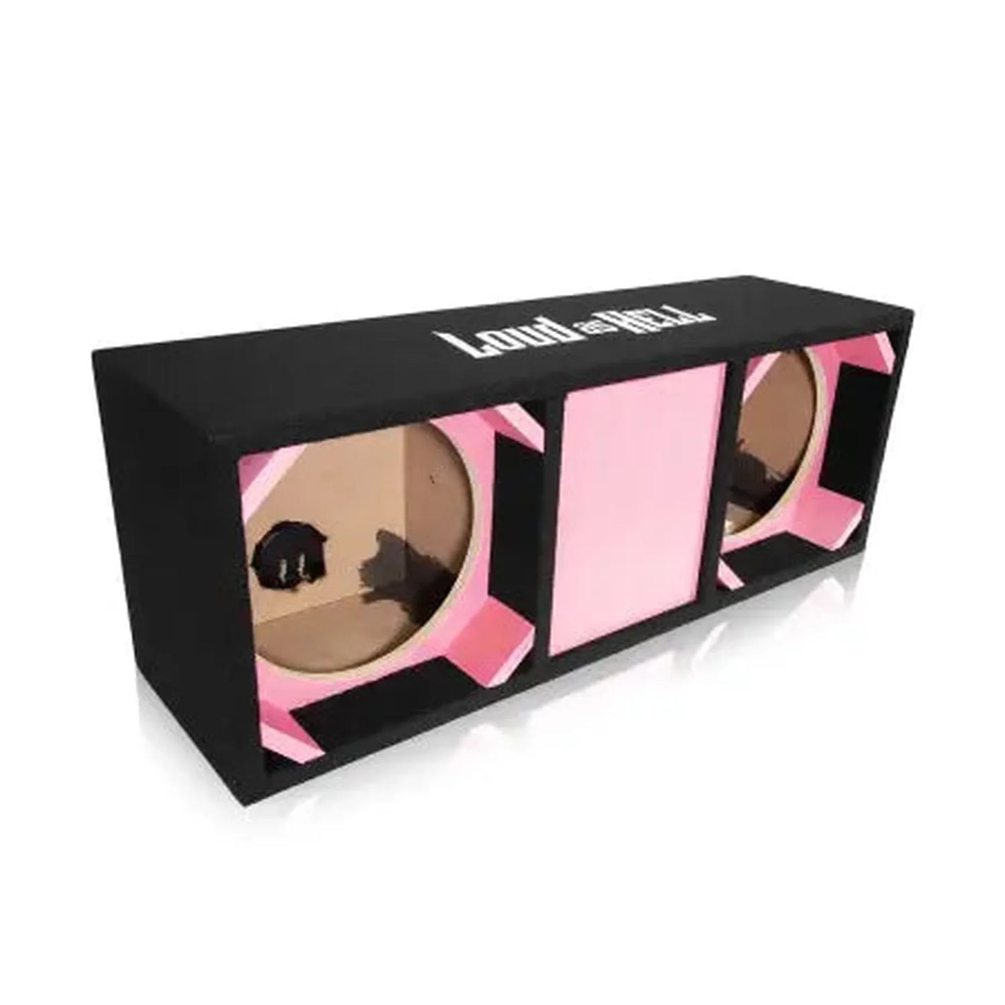 Loud as Hell-2x10 Zoll Pro Pink-10" (25cm) Subwoofergehäuse-masori-kaufen