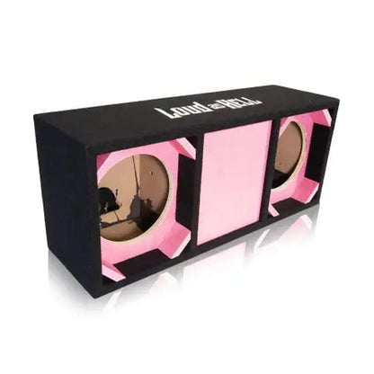 Loud as Hell-2x8 Zoll Pro Pink-8" (20cm) Subwoofergehäuse-masori-kaufen