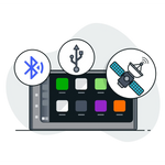 Masori-Einbau 2-DIN Autoradio mit USB, Mikrofon & Navigation-Einbauservice-masori-kaufen