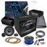 Kit Masori Perfect Match Titan TS-300R Stage2 avec ampli SoundDigital à 5 canaux, unité principale stéréo, haut-parleurs et accessoires sur fond blanc.