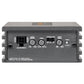 Panel frontal del amplificador compacto de dos canales Musway NX275.2, con mandos de entrada y ajuste, interruptores y luces indicadoras.