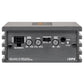 Panel frontal del amplificador Musway NX450.2 de 2 canales, de color gris: refuerzo de graves, 900 W RMS, entradas, controles de frecuencia y crossover, indicadores y ajuste de sensibilidad.