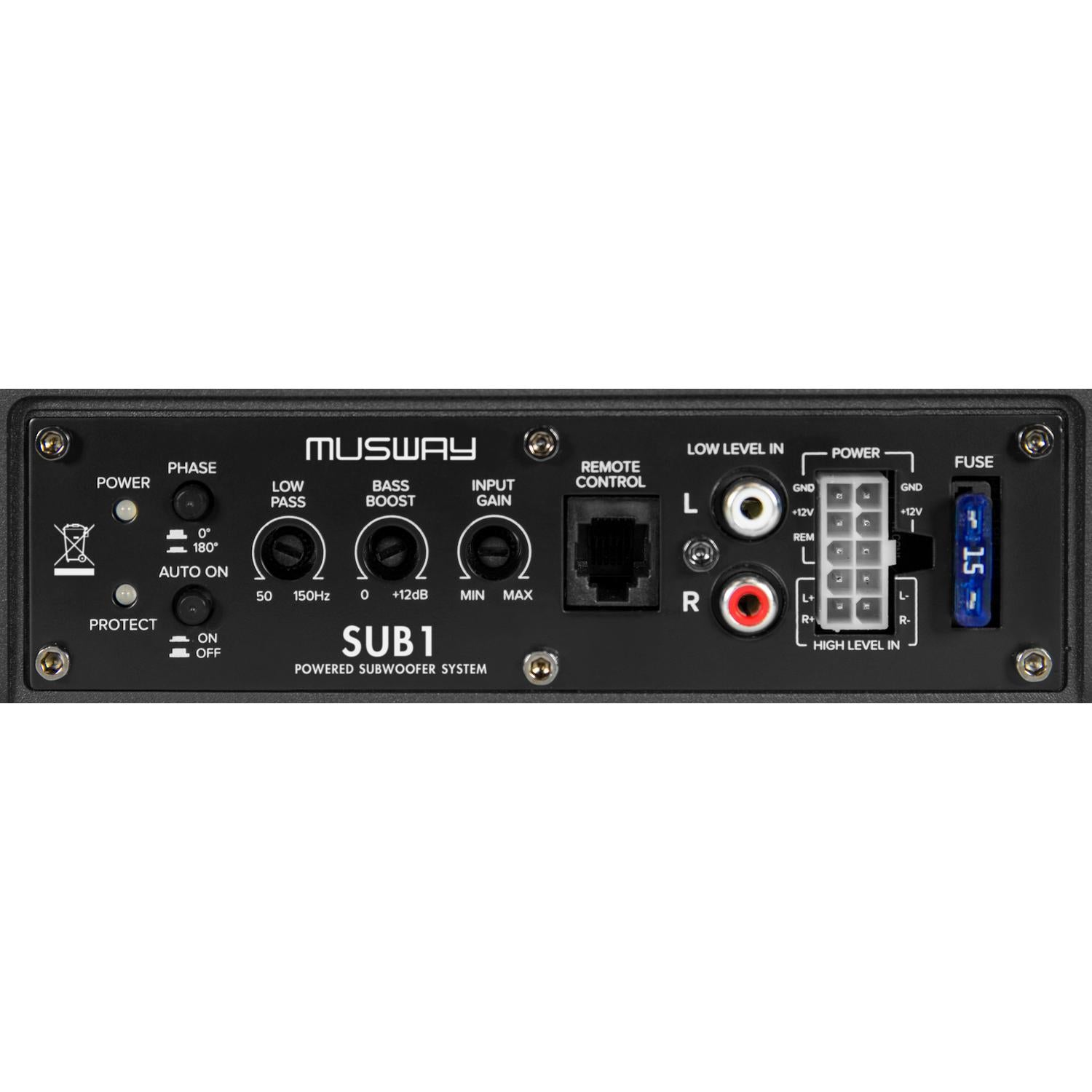 Musway-SUB1-6.5" (16,5cm) Aktiv-Gehäusesubwoofer-masori-kaufen