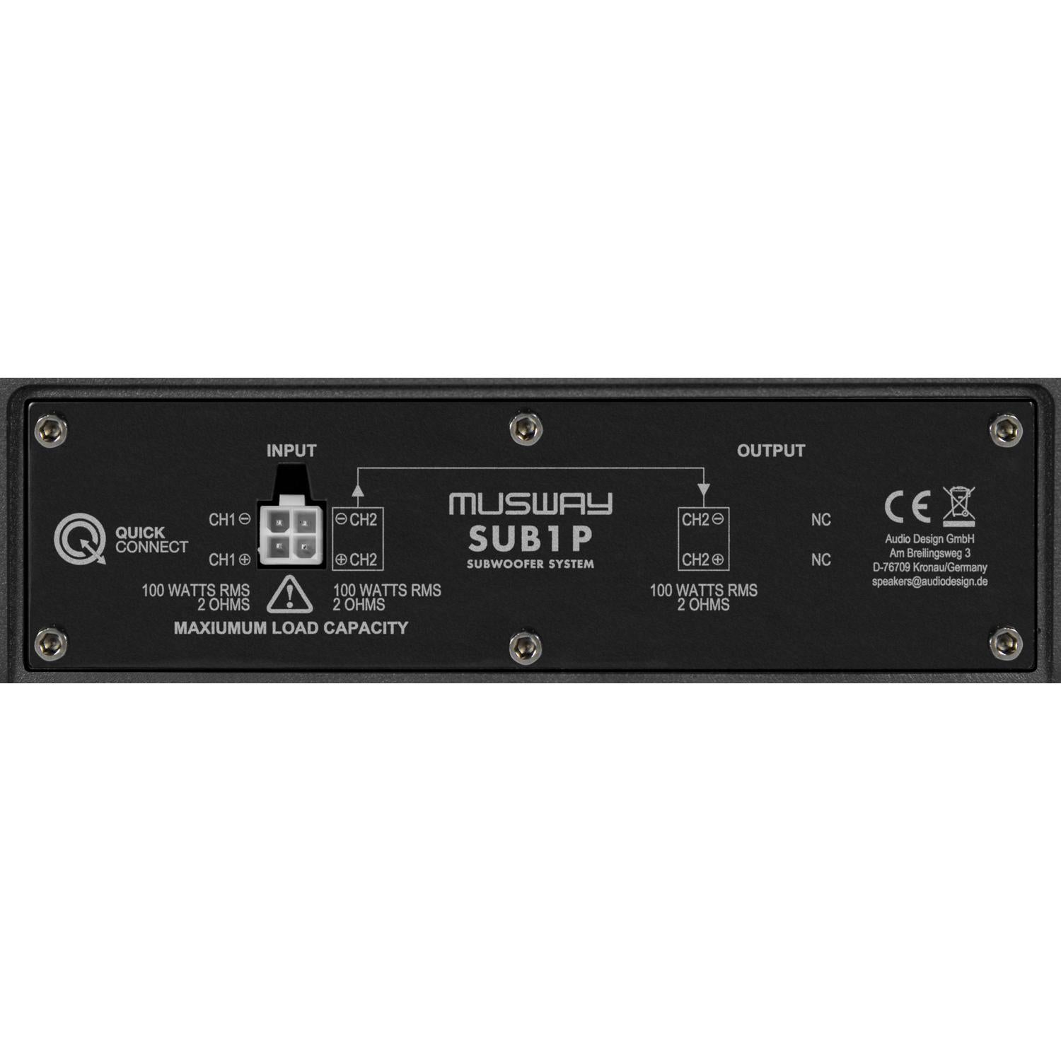 Musway-SUB1P-8" (20cm) Gehäusesubwoofer-masori-kaufen