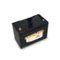 A rectangular black Power Cell 4000L - 110Ah AGM battery with red and blue top terminals and a white front label.