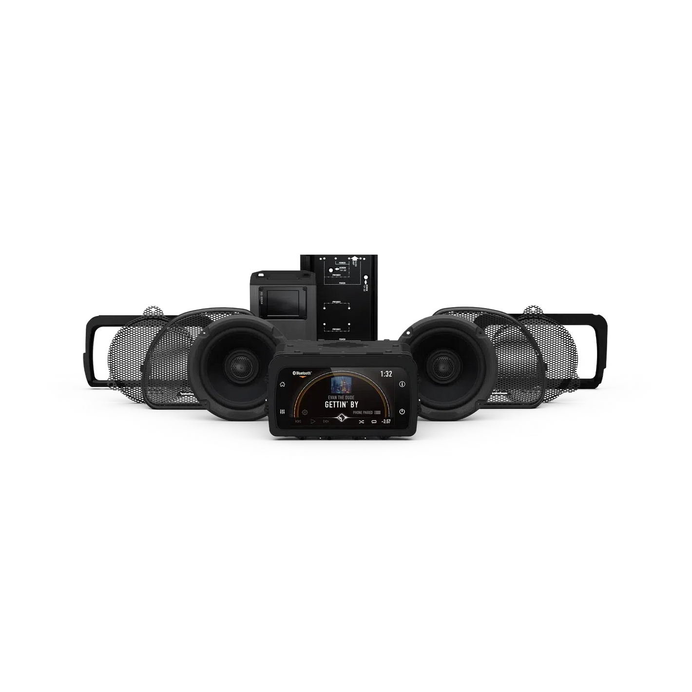 Rockford Fosgate-HD14-PMX-STG2-Harley-Davidson Motorrad-Komplettset-masori-kaufen