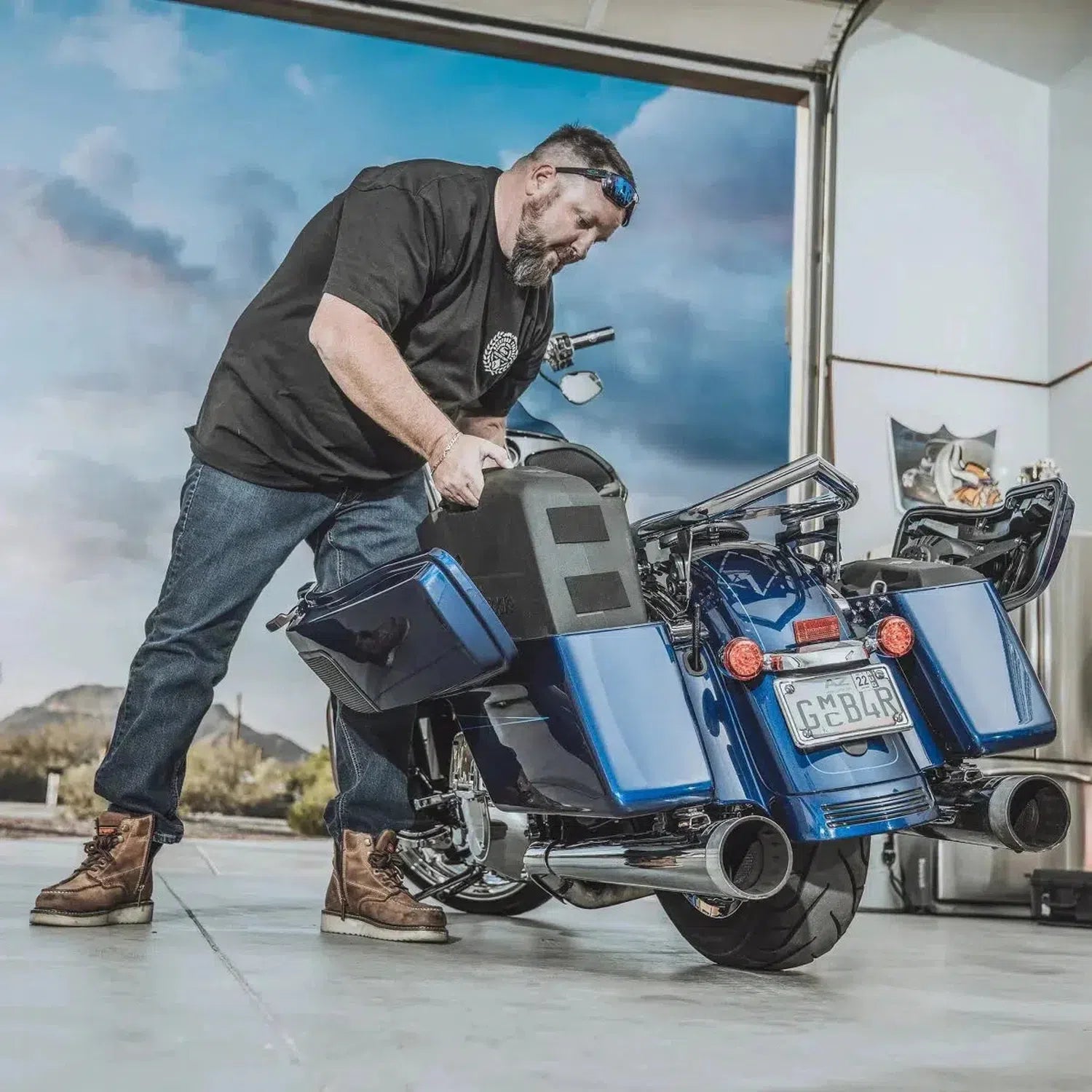 Rockford Fosgate-HD14-SBSUB-Harley-Davidson Motorrad-Subwooferset-masori-kaufen