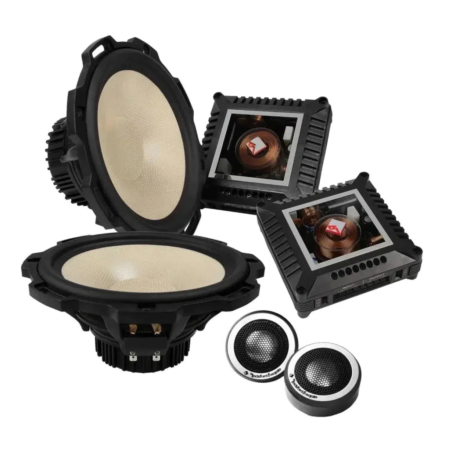 Rockford Fosgate T3652 クロスオーバーと付属品 Rockford Fosgate Power T3652-S 6,5 inch luidsprekerset
