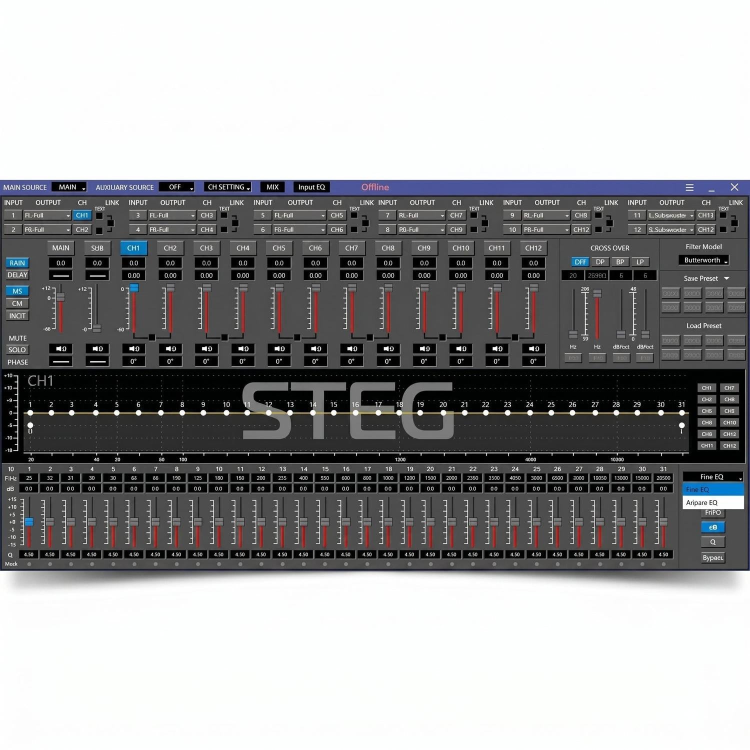 Steg-MDSP-12-12-Kanal DSP-Verstärker-masori-kaufen