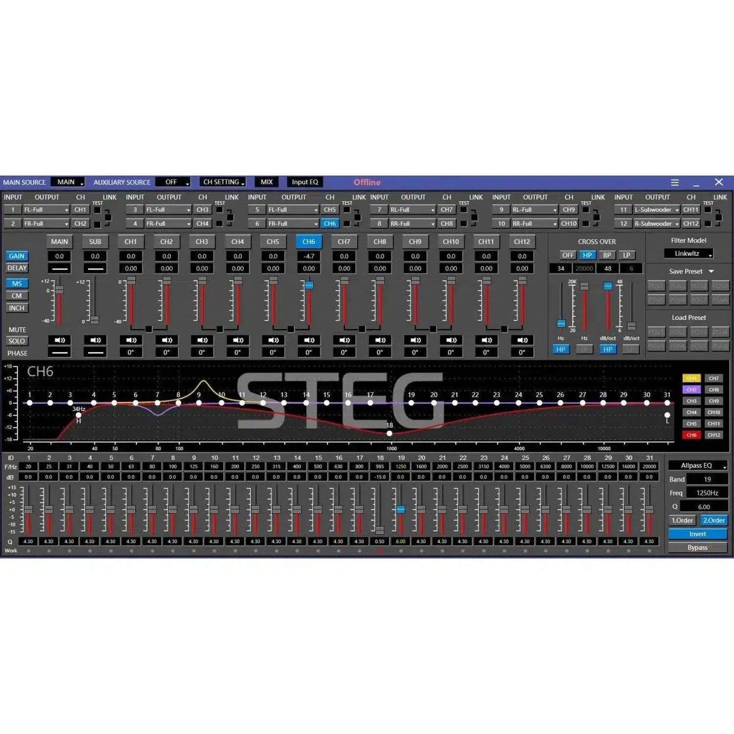 Steg-MDSP-12-12-Kanal DSP-Verstärker-masori-kaufen