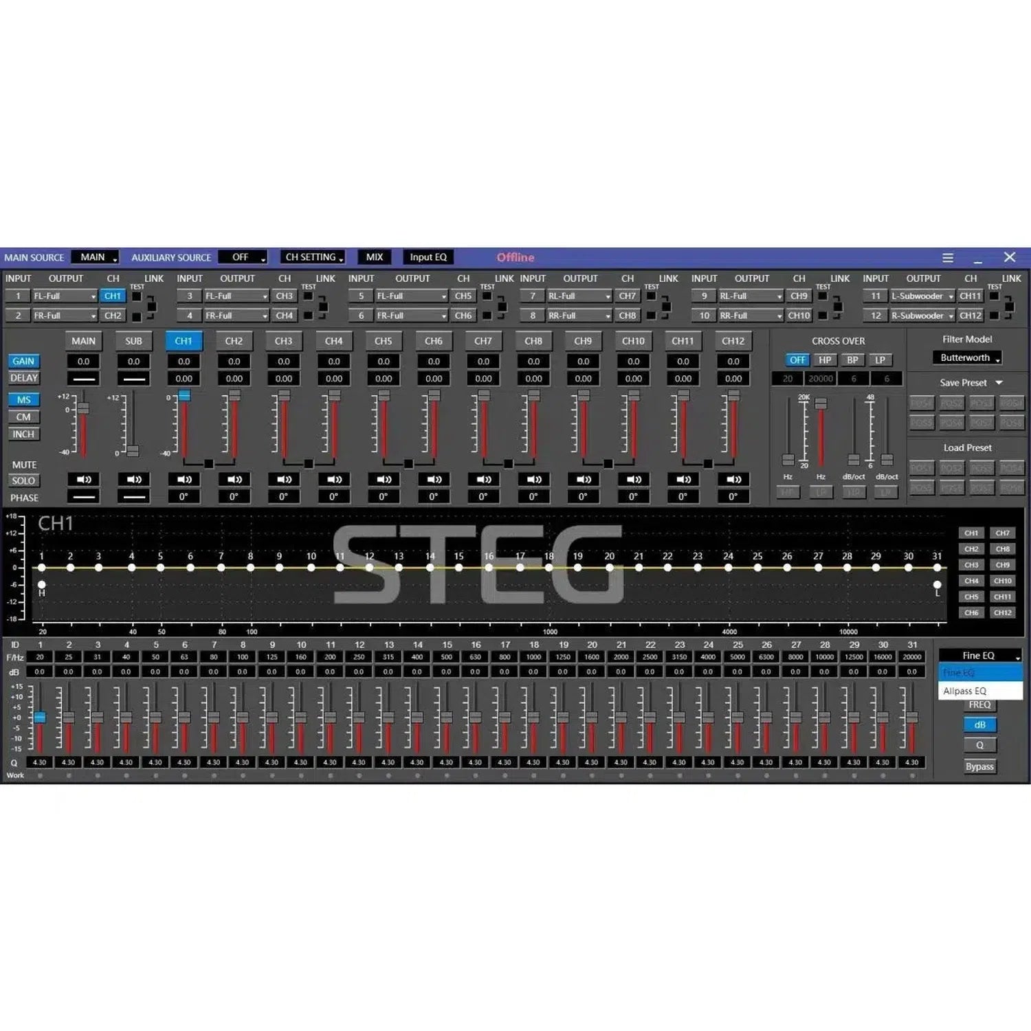 Steg-MDSP-12-12-Kanal DSP-Verstärker-masori-kaufen