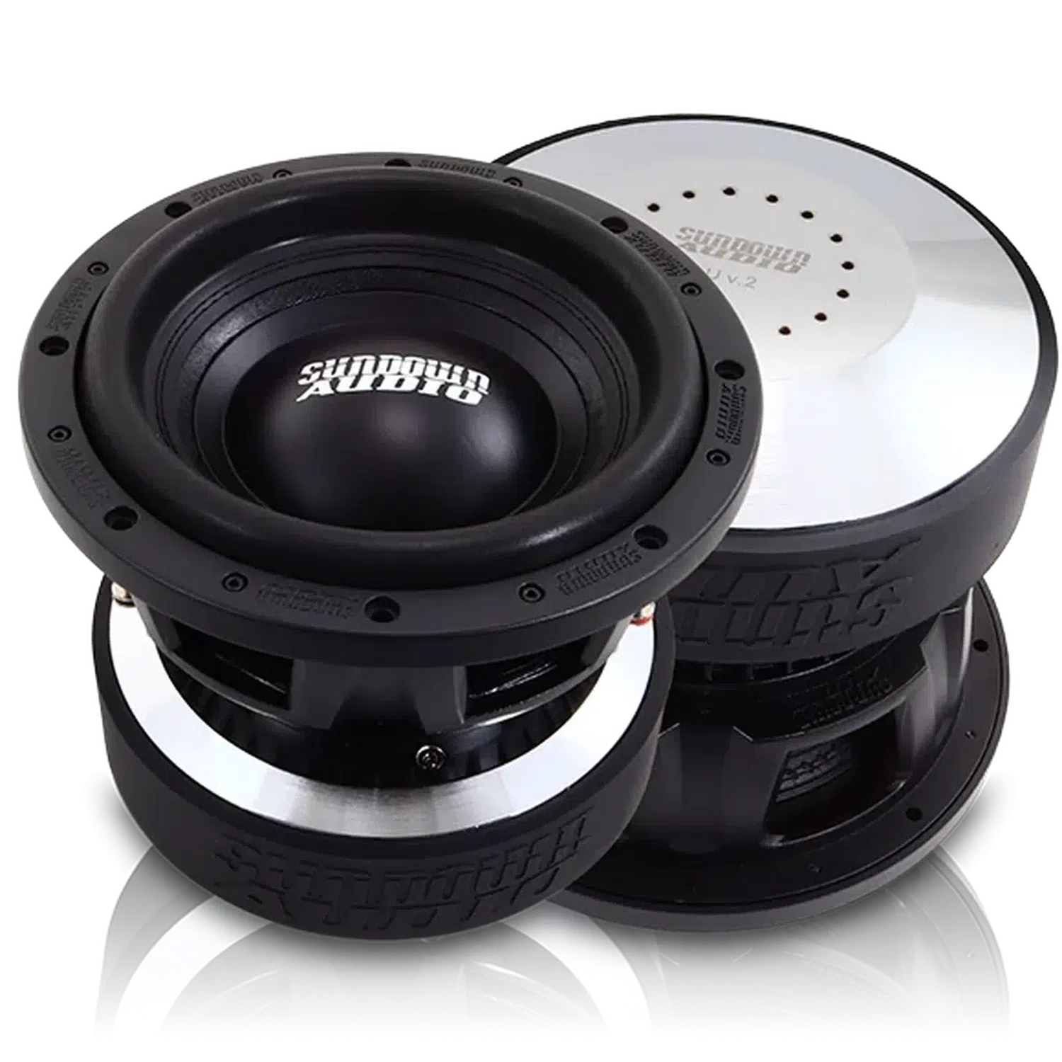 Sundown Audio SA-10 V.3 D4 SA Series 10" Component Subwoofer - Dual 4-Ohm Voice Coils
