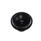 Un subwoofer Sundown Audio Zv7 18 nero con cono arrotondato, visto dallalto su sfondo bianco, eroga una potenza di 3500W RMS.