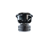 Un subwoofer Sundown Audio Zv7 18 nero con marchio in rilievo sulla base e potenza RMS di 3500 W, su sfondo bianco.