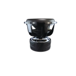 Il subwoofer Sundown Audio Zv7 18, nero con magnete di grandi dimensioni, telaio robusto e 3500W RMS, è mostrato su uno sfondo bianco.