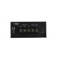 The Vibe Audio Powerbox 400.1M-V7 features five screw terminals, CE marking, red PRT and green PWR LEDs, and supports a bass remote controller.