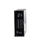 Il Vibe Audio Powerbox 80.6-8DSP V5 è un Mini Verstärker di Classe D di colore nero con porte frontali, terminali etichettati, marchi di certificazione e Bluetooth Musikstreaming.