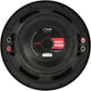Back view of the Vibe Audio Slick 10D2-V0 subwoofer 10 Zoll, showing connection terminals and center label for kraftvolle Tieftonwiedergabe.
