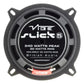 Vibe Audio Slick 5C-V7: altoparlanti neri rotondi da 5 per auto, 240W Peak/80W RMS, sistema britannico a 2 vie per un suono superiore.