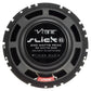 The Vibe Audio Slick 6-V7 is a round black 6.5 coaxial speaker, 240W peak/80W RMS min. input 40W RMS, with British Audio branding in the center.