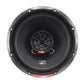 Round black Vibe Audio Slick 6-V7 speaker with red accents and Vibe slick s6 at the center, shown on white. 6.5 Zoll Koaxiallautsprecher for your car.