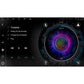 The Zenec Z-N1000 infotainment screen shows DAB+ Twin-Tuner with Coolplay music, colorful graphics, song list, playback controls, and digital time/date.