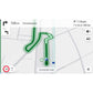 The Zenec Z-N1000’s GPS with Wireless Apple CarPlay guides you along Ocostrasse—120m left, it’s 1:18 am, and your destination is 808 km 7h 54min away.