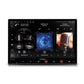 The Zenec Z-N1000 screen shows navigation, Bluetooth, USB music, DAB+ Twin-Tuner radio icons, and a digital clock at 13:25.