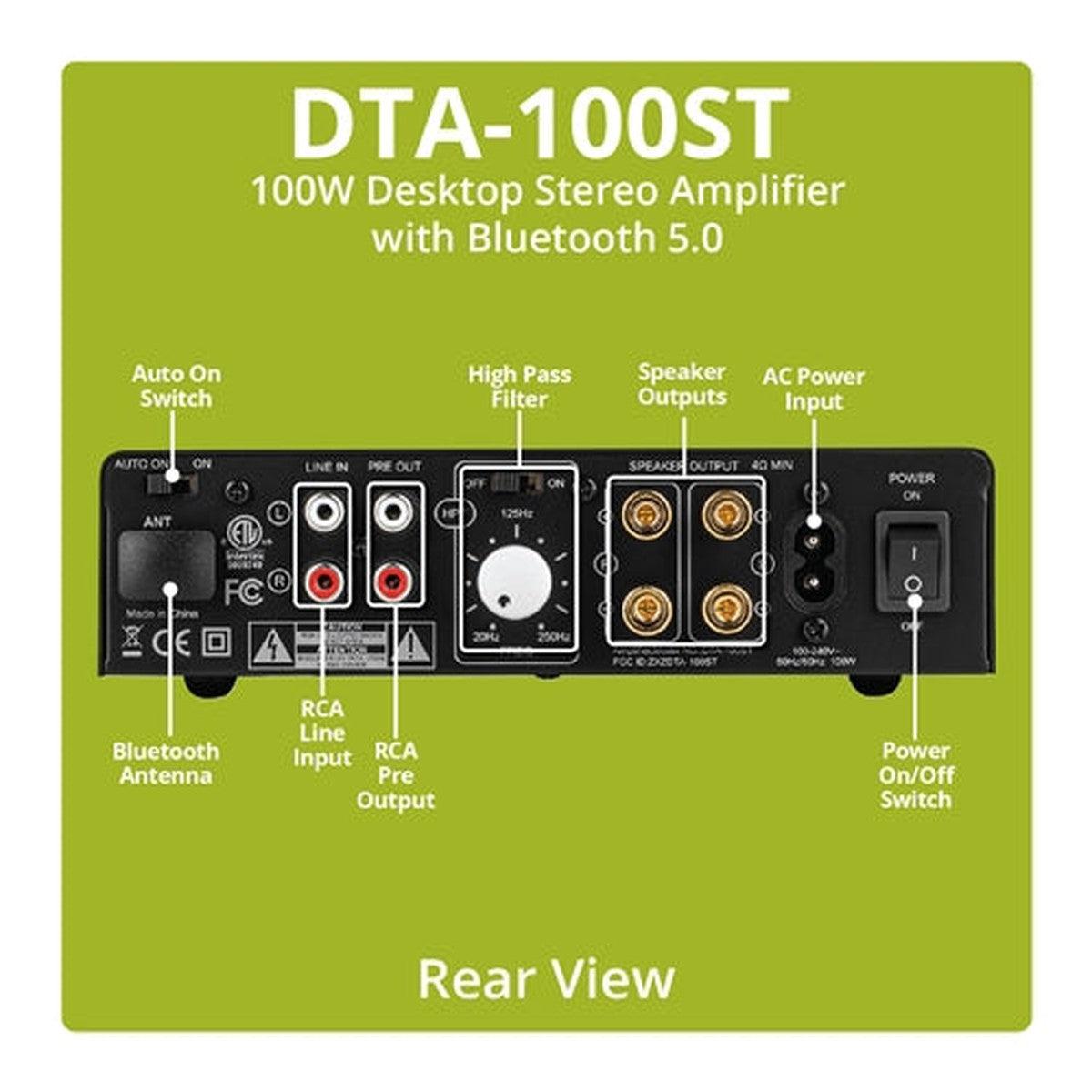 Dayton Audio-DTA-100ST-2-Channel Amplifier-Masori.de