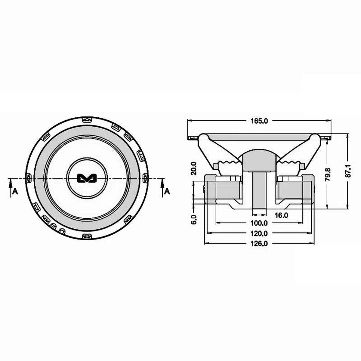 Ampire-BOLD6-6.5" (16,5cm) Subwoofer-Masori.de