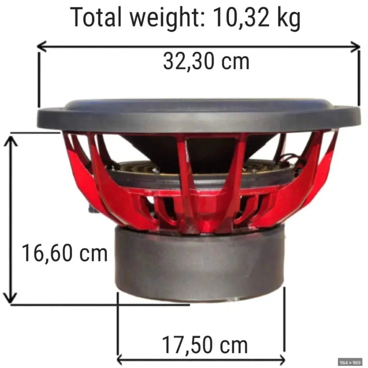 Audio System Italy-ASS-12-12" (30cm) Subwoofer-Masori.de