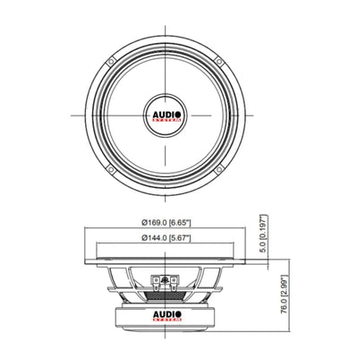 Audio System Italy-KF-7-6.5" (16,5cm) bass-midrange driver-Masori.de