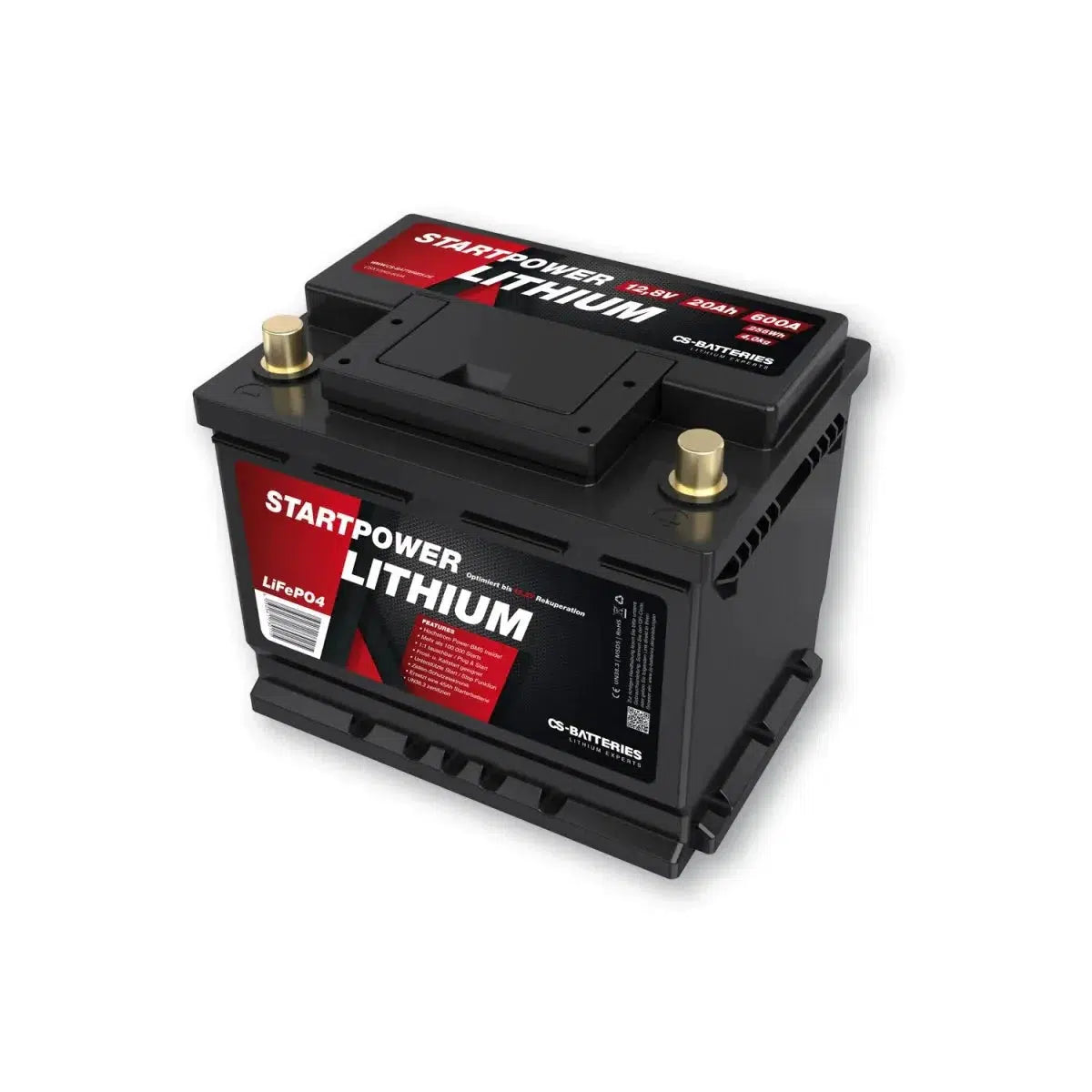 CS-Batteries-CSX12045 - 20Ah LiFePO4 Starter-Lithium - LiFePO4-Masori.de